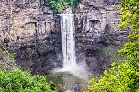 Taughannock Falls State Park Waterfall in Ithaca, NY