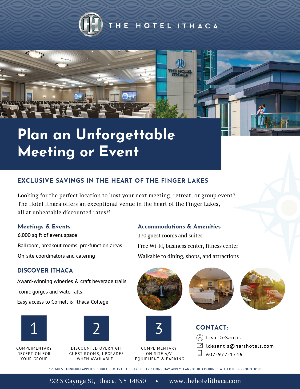 An image of The Hotel Ithaca in Ithaca NY